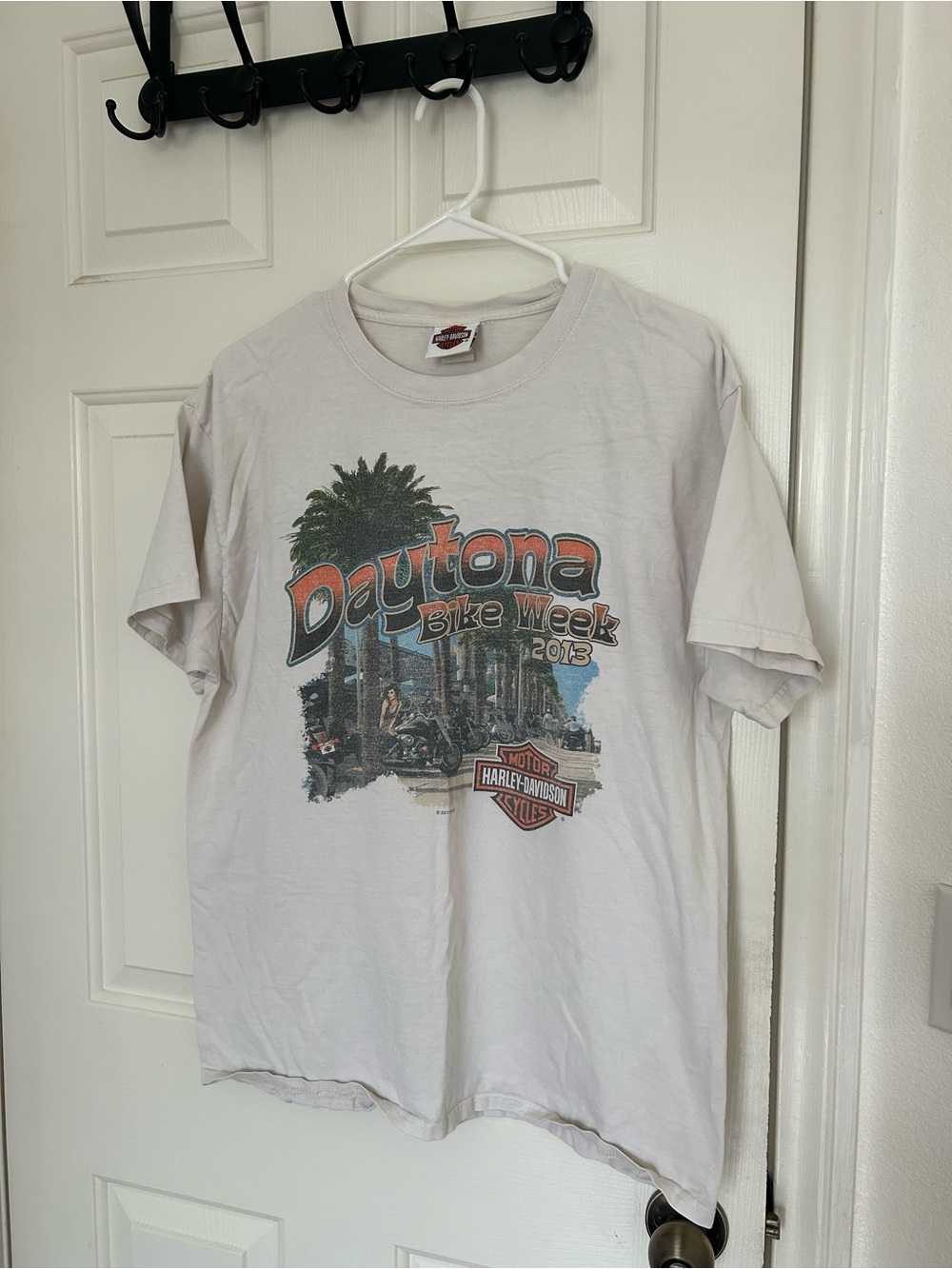 Harley-Davidson White Daytona Bike Week 2013 Graphic Tee